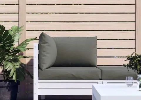 Perne de paleți, 3 buc., melanj gri închis, material textil - 3/5