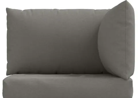 Perne de paleți, 3 buc., melanj gri închis, material textil - 4/5