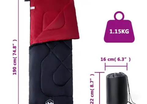 Sac de dormit pentru adulți de camping, 3 anotimpuri - 5/5