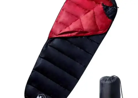 Sac de dormit tip mumie pentru adulți de camping, 3 anotimpuri - 1/5