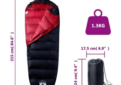 Sac de dormit tip mumie pentru adulți de camping, 3 anotimpuri - 5/5