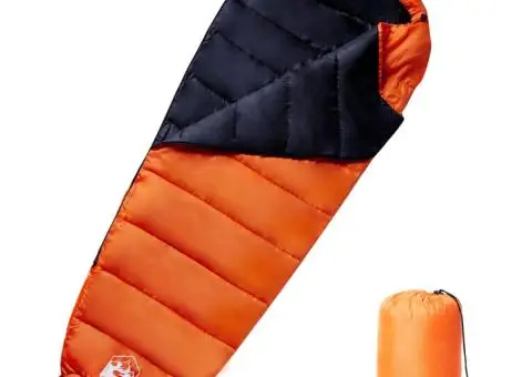 Sac de dormit tip mumie pentru adulți de camping, 3 anotimpuri - 1/5