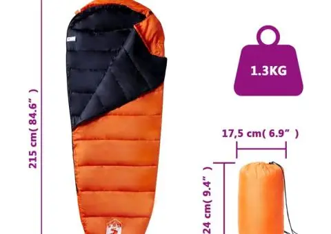 Sac de dormit tip mumie pentru adulți de camping, 3 anotimpuri - 5/5