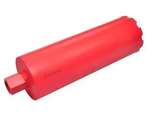 Vârf burghiu cu carotă diamantată găurire uscată și umedă 120mmx400 mm