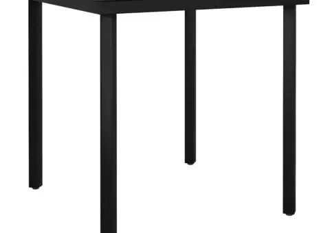 Set mobilier de grădină cu perne, 3 piese, negru, poliratan - 4/5