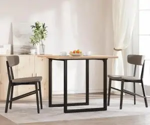 vidaXL Picioare Măsuță de cafea O-Frame 70x70x73 cm Oţel