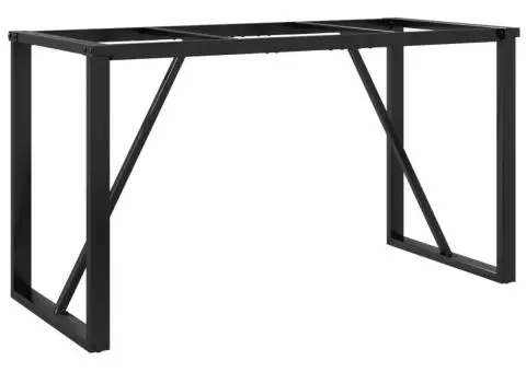 Picioare masă de sufragerie O-Frame 120x60x73 cm Oţel - 2/5