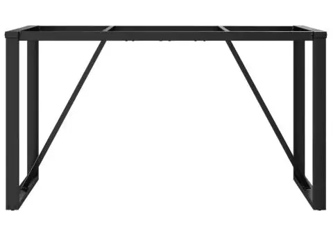 Picioare masă de sufragerie O-Frame 120x60x73 cm Oţel - 4/5