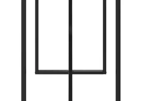 Picioare masă de sufragerie O-Frame 120x60x73 cm Oţel - 5/5