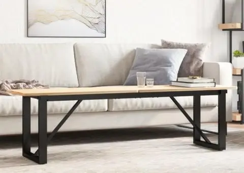 Picioare Măsuță de cafea O-Frame 140x30x43 cm Oţel - 3/5