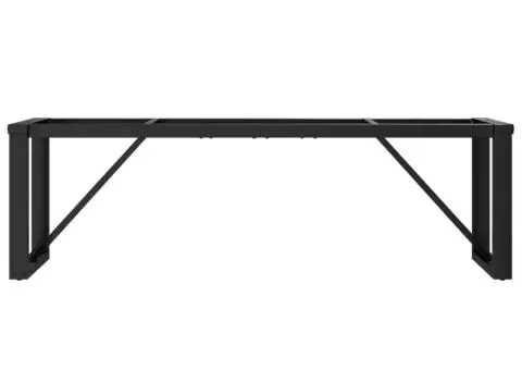 Picioare Măsuță de cafea O-Frame 140x30x43 cm Oţel - 4/5