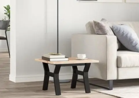 Picioare Măsuță de cafea Y-Frame 40x40x33 cm Oţel - 3/5