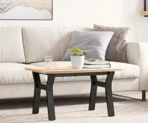 vidaXL Picioare Măsuță de cafea Y-Frame 60x40x38 cm Oţel