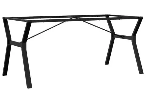 Picioare masă de sufragerie Y-Frame 160x80x73 cm Oţel - 2/5