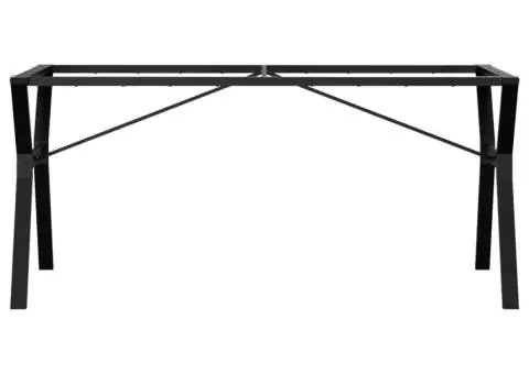 Picioare masă de sufragerie Y-Frame 160x80x73 cm Oţel - 4/5