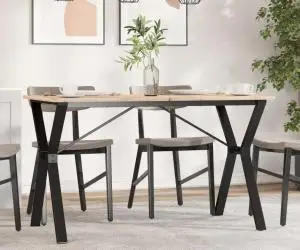 vidaXL Picioare masă de sufragerie Y-Frame 120x60x73 cm Oţel