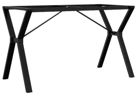 Picioare masă de sufragerie Y-Frame 120x60x73 cm Oţel - 2/5