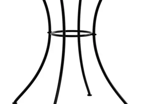 Masă de bistro, cărămiziu, 60x60x74 cm, ceramică, model mozaic - 4/5