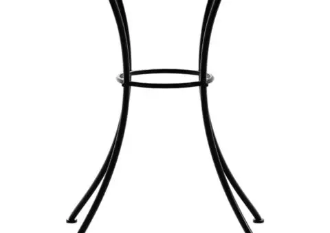 Masă de bistro, cărămiziu, 60x60x74 cm, ceramică, model mozaic - 5/5