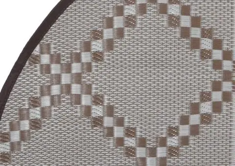 Covor de exterior, ARAKIL maro, Ø160 cm, PP - 5/5