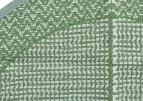 Covor de exterior, ARAKIL verde, Ø200 cm, PP - 5/5