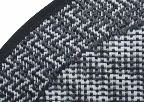 Covor de exterior, ARAKIL gri, Ø120 cm, PP - 4/5