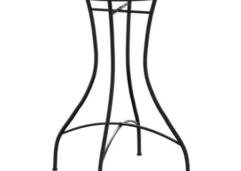 Masă de bistro, albastru și alb, Ø50x70 cm, ceramică, mozaic - 2/5