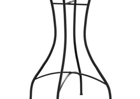 Masă de bistro, albastru și alb, Ø50x70 cm, ceramică, mozaic - 4/5