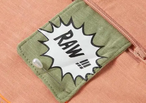 Tricou copii cu mâneci scurte portocaliu deschis 116 - 5/5