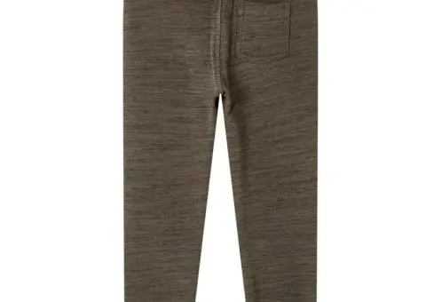 Pantaloni de trening pentru copii, kaki închis melanj, 116 - 2/5