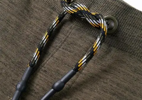 Pantaloni de trening pentru copii, kaki închis melanj, 116 - 4/5