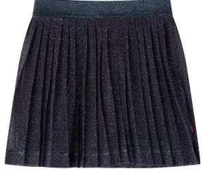 Fustă cu sclipici pentru copii, bleumarin, 116