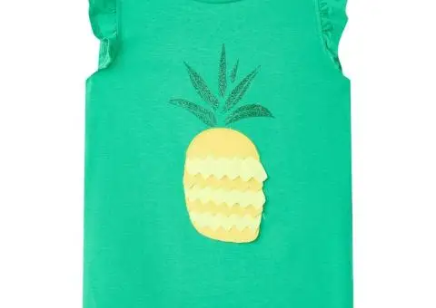 Tricou pentru copii, verde, 116 - 1/5