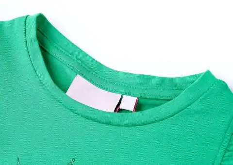 Tricou pentru copii, verde, 116 - 3/5