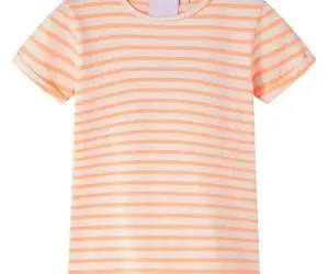 Tricou pentru copii, portocaliu neon, 116