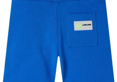 Pantaloni pentru copii cu șnur, albastru, 116 - 2/5