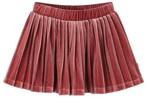 Fustă plisată pentru copii, roz mediu, 116 - 1/5