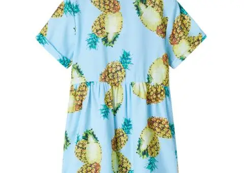 Rochie pentru copii, albastru, 116 - 2/5