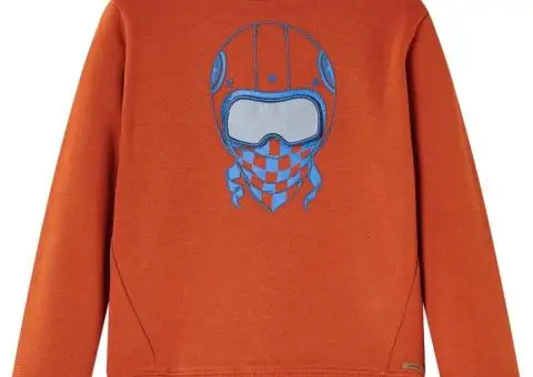 Hanorac pentru copii, ruginiu deschis, 116 - 1/5