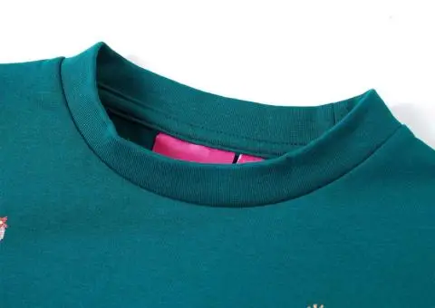 Bluzon pentru copii, verde închis, 140 - 3/5