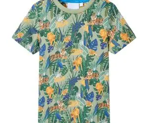 Tricou pentru copii cu mâneci scurte, multicolor, 140