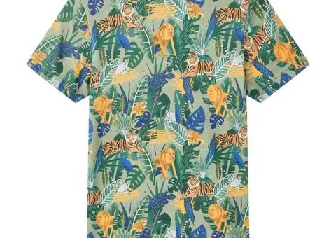 Tricou pentru copii cu mâneci scurte, multicolor, 140 - 2/5