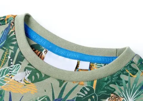 Tricou pentru copii cu mâneci scurte, multicolor, 140 - 3/5