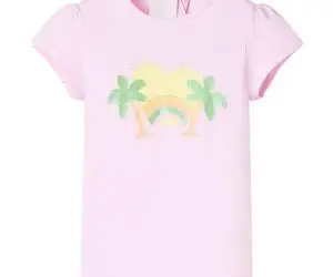 Tricou pentru copii, roz deschis, 140