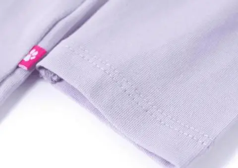 Tricou pentru copii cu mâneci lungi, lila, 140 - 5/5