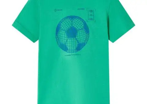 Tricou pentru copii, verde, 140 - 1/5