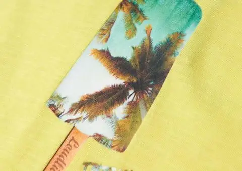 Tricou pentru copii, galben, 92 - 4/5