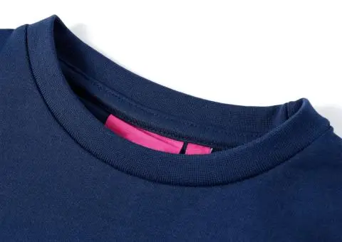 Bluzon pentru copii, bleumarin, 92 - 3/5