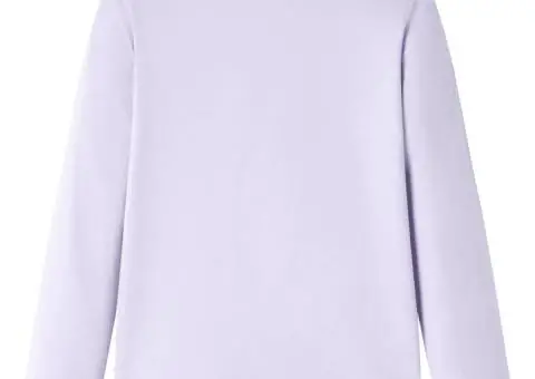 Tricou de copii cu mâneci lungi, liliac deschis, 92 - 2/5