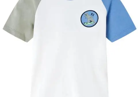 Tricou pentru copii, ecru, 92 - 1/5